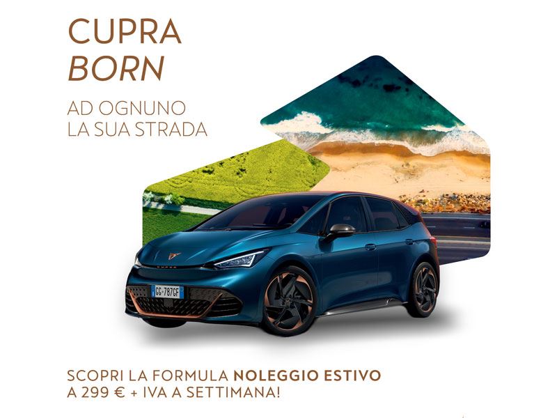 Novità e Promozioni da Autopremium: Prova Cupra Born per una settimana a soli 299€ + iva